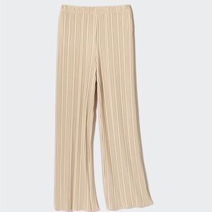 Uniqlo Loose Fitting Bohemian Beige Pleated Pants \ Size XS